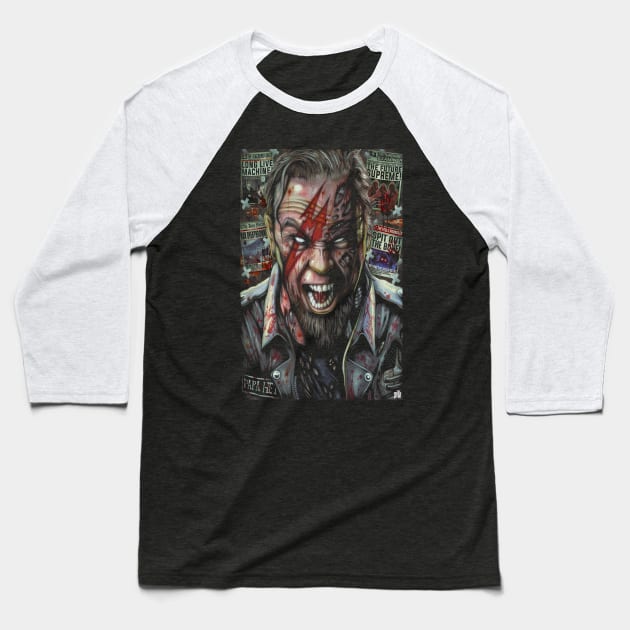 "PAPA HET" Baseball T-Shirt by joeyjamesartworx